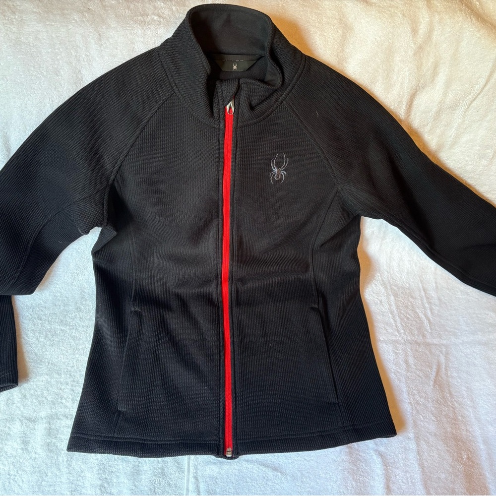 Spyder Kids Heavyweight Zipped Knit Ski/Apres-Ski Sweater - EUC